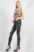 MID RISE SKINNY WITH DESTROY