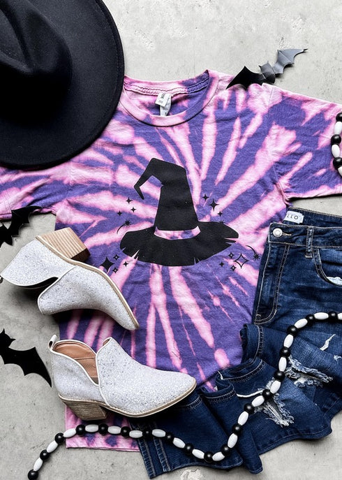 Witch Hat Bleached Graphic Tee
