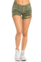 Olive Ripped Short