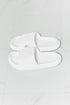 MMShoes Arms Around Me Open Toe Slide in White