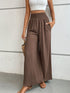 Wide Waistband Relax Fit Long Pants