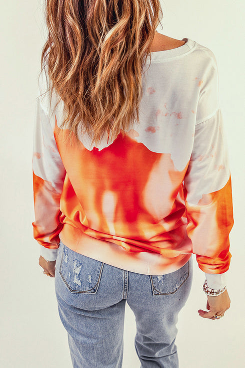 Halloween Theme Round Neck Sweatshirt