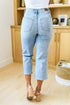 Mandy High Rise Vintage Wide Leg Crop Jeans