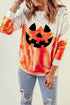 Halloween Theme Round Neck Sweatshirt