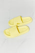 MMShoes Arms Around Me Open Toe Slide in Yellow