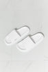 MMShoes Arms Around Me Open Toe Slide in White