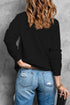 HO HO HO Graphic Round Neck Sweatshirt
